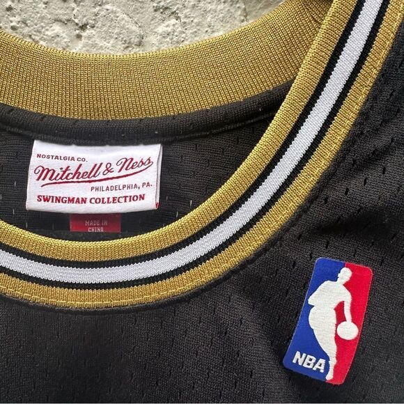 Tony Parker San Antonio Spurs Jersey Mitchell & Ness Hardwood Classics 2001-02 - Picture 13 of 14